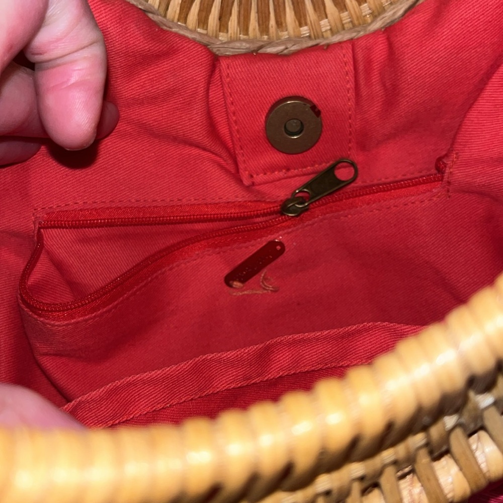 Free People Sofia basket handbag. - Picture 2 of 5